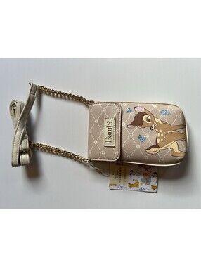 Disney Primark Bambi Faux Leather Crossbody Bag Cell Phone Bag NWT